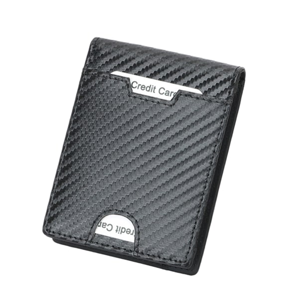 Bankkredittkortholder Kontantholder Bifold Business-veske for menn B