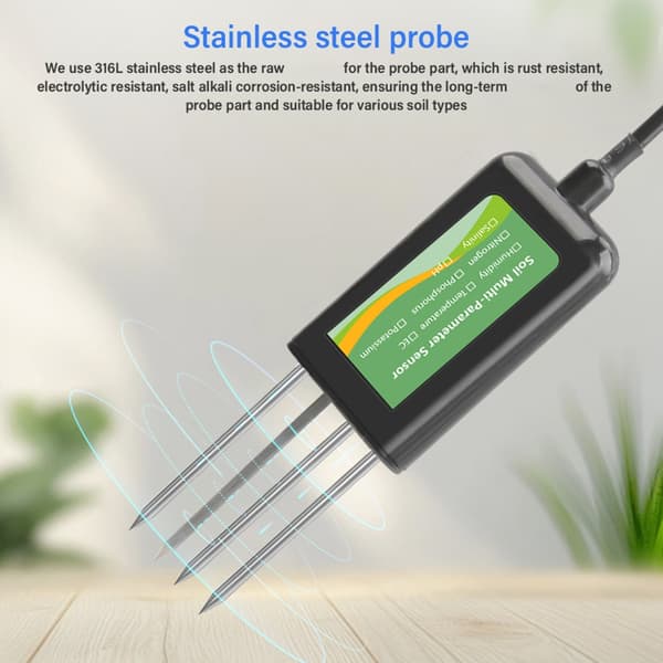 Jordtestkit USB-driven 316L rostfri stålprob för jordbruksbruk