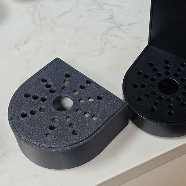 Miljøvennlig kaffemaskinskuffmontering