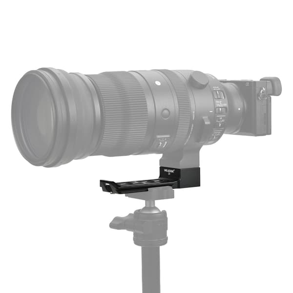 Aluminium Linsebaseplade Kompatibel 38mm Arca Interface Udvidet 12CM