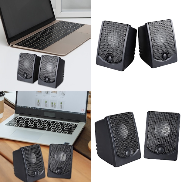 Mini USB-driven stationär PC-högtalare för musikupplevelse