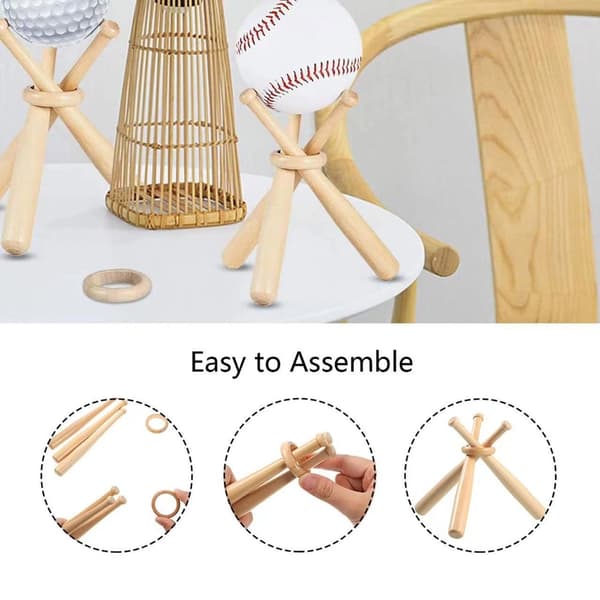 Akryl Baseballboks Baseball Display Holder Stativ Klar Baseballholder