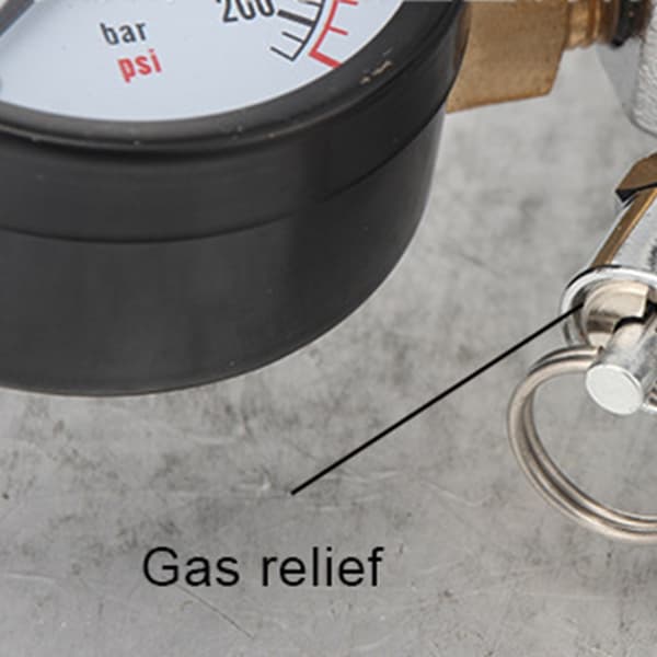 CO2-regulatorventiler 5/16 tommer regulator dobbelttrinns trykkreduserende ventiler