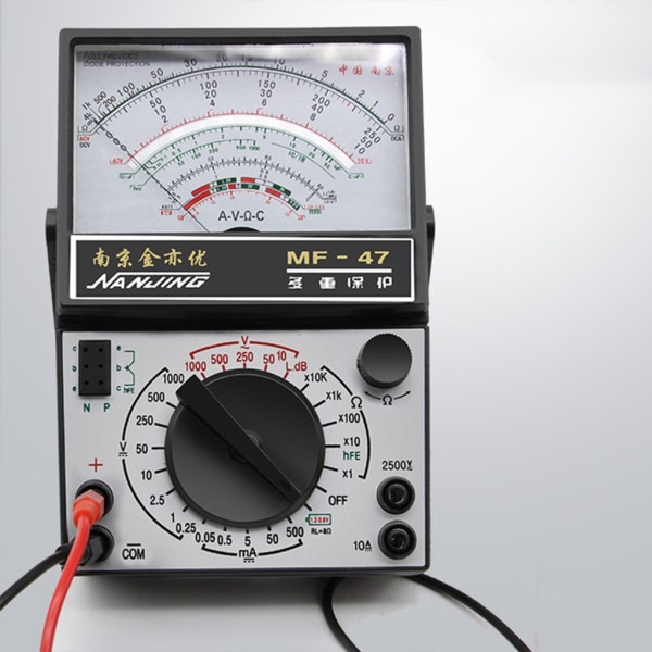 Analog strömmätare Panelskiva Strömmätare Pekare Amperemeter Amperemeter Monitor Volt Multimeter Mikroampere Meter Detektor