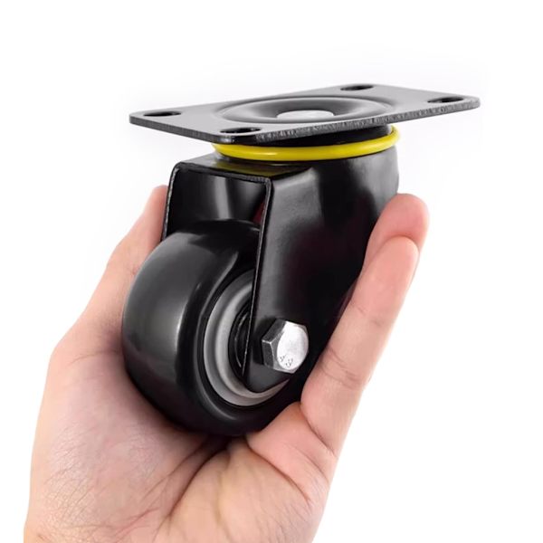 Huonekalupyörät 2,5" universal kierteitetyt pyörät Yksinkertainen asennus null - C