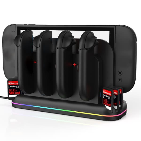 Kompakte dokk-viftekjølere pluss NS2-kontroller ladehub i plast for Switch2