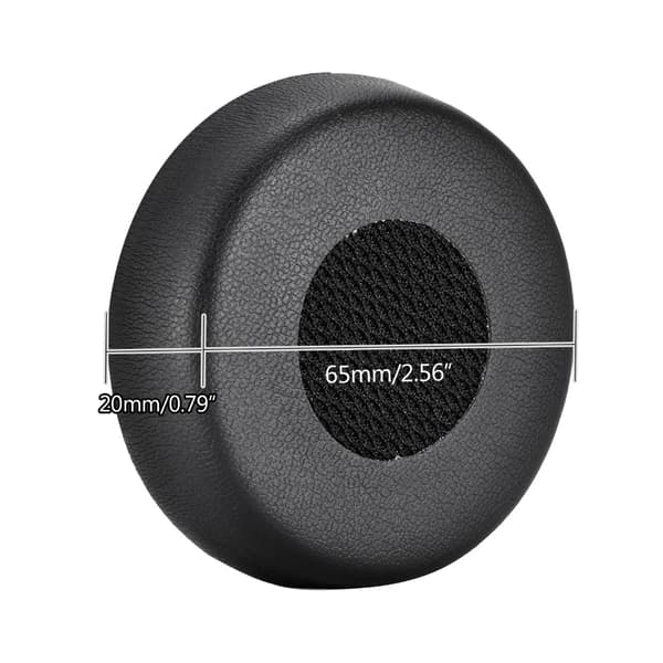 Hodetelefon Protein Leather Øreputer for Evolve 75 75+ Hodetelefon Skum Ørekopper