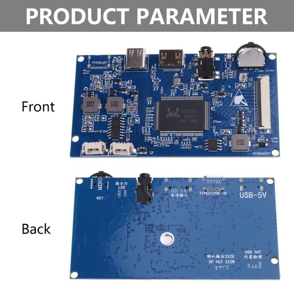Universal LVDS Converter Driver Board til 7\", 8\" 10.1\" Skærme HDMI1.4