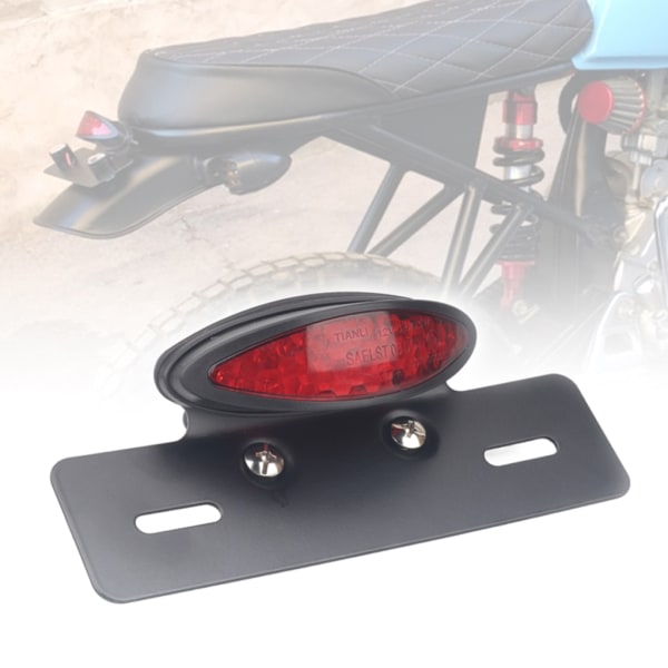Motorcykel led broms bakljus Universal 12V LED stoppljus för skoter ATV Dirt Bike Transparent