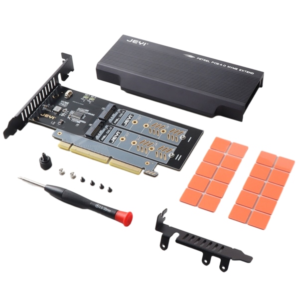 M.2 NVME til PCIe 4.0 3.0 SSD Adapter PCIe 4.0 X4 X16 udvidelseskort til stationær pc Full Speed ​​Adapterkort