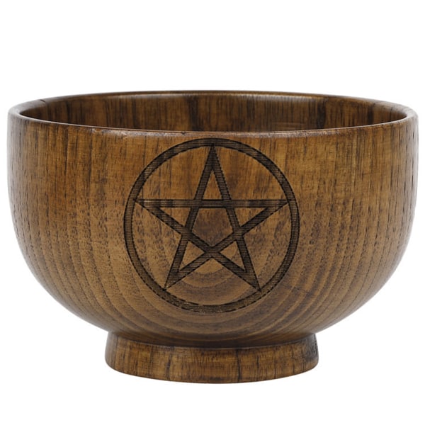 Altarskål Handgjorda träskålar Rituell porslin Ceremoni Månspådom Astrologiskt verktyg Brädspel Witchcraft Prop null - 1