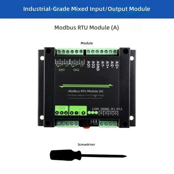 Blandet kontrollmodul for panelintegrasjon og signalgjennomgang