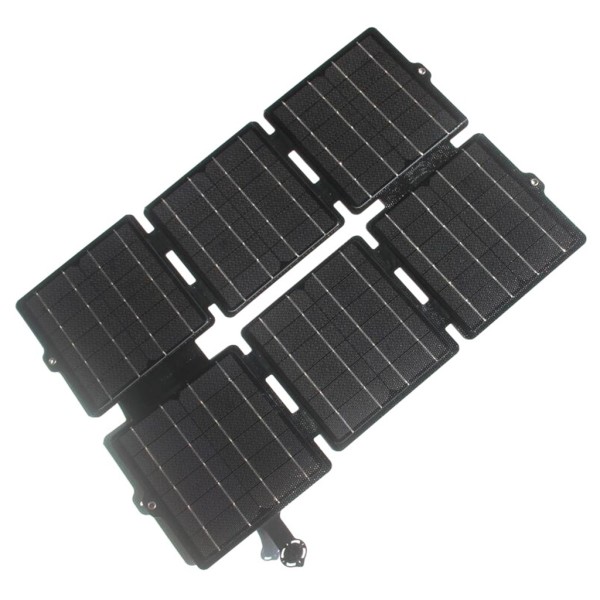USB hopfällbar solpanel Bärbar flexibel liten vattentät 5V/12V hopfällbar solpanelsceller