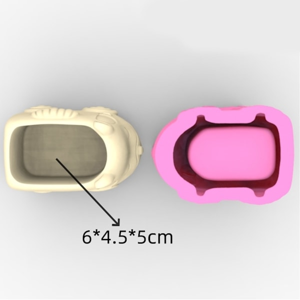 Tee itse mold silikoni mould Eläimen muotoinen silikonimateriaali betonihartsikukkaruukkujen valmistukseen C