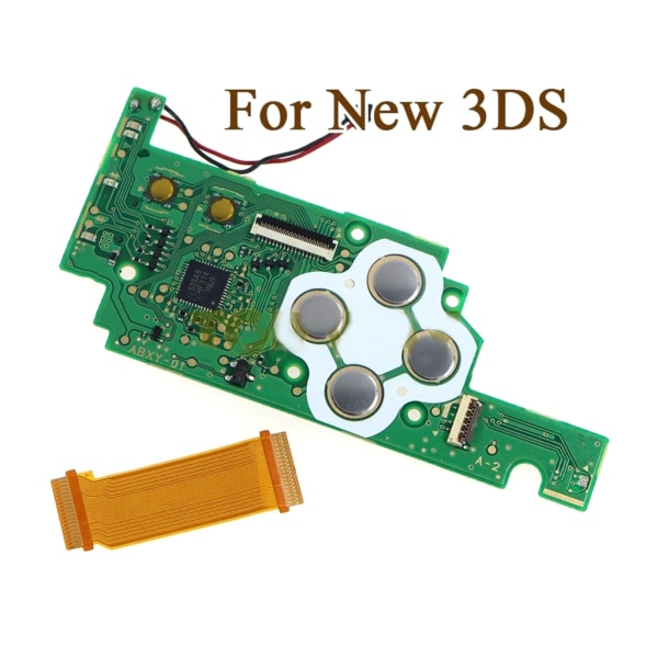 Speltillbehör Button Board Bandkabel för New 3DS / New 3DS XL LL ON OFF Board Bandkabel Key Pad Button Board null - D
