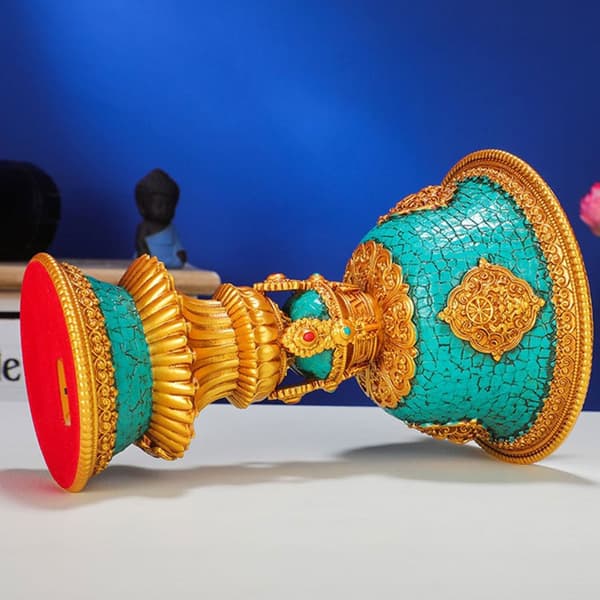Tibetansk LED Lys Smørlampe Røgfri Ildfri Buddhistisk Elektronisk Lys