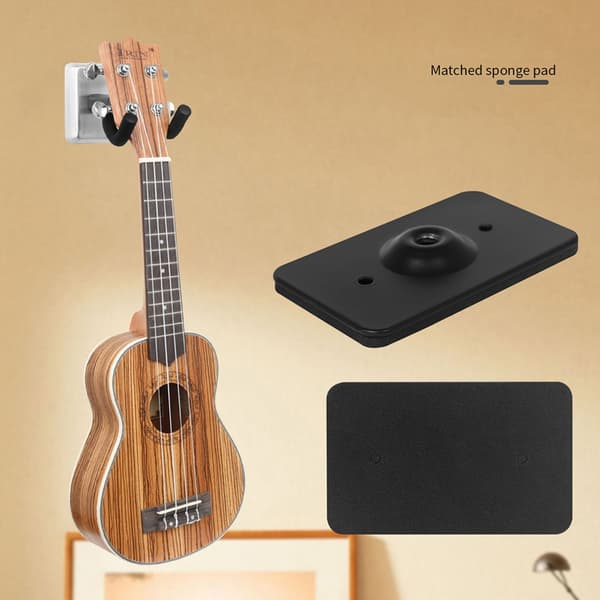 Gitar Veggfester Holder Display Stativ Vegg Ukulele Gitar Oppbevaringsstativ