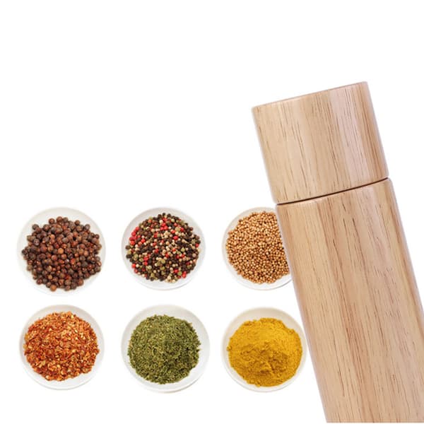 Manuell Chilipepparkvarn Salt- och Pepparkvarn Set Träpepparkvarn