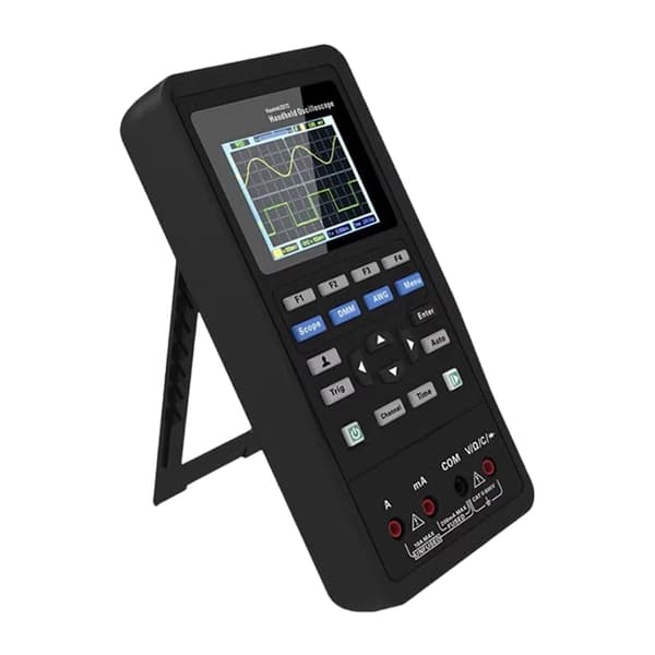 Mini-oscilloskop med signalgenerator og multimeter for laboratorium og utdanning