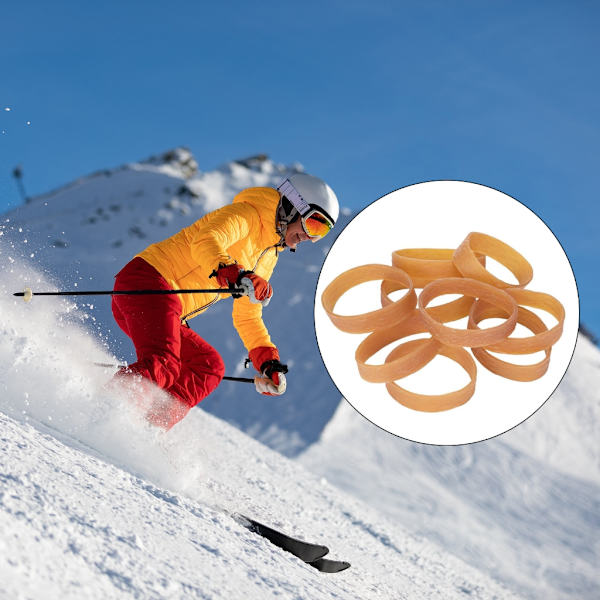 20/50 st snöbrädsfästen för sport snowboard skibroms gummiband set 20 pieces