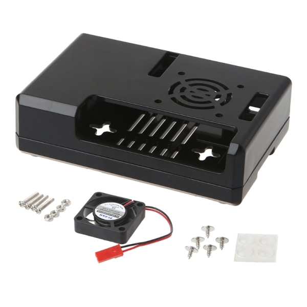 Klar akryl for etui for Raspberry Pi 3 Model B Akryl for etui med kjølevifte for Raspberry Pi 3