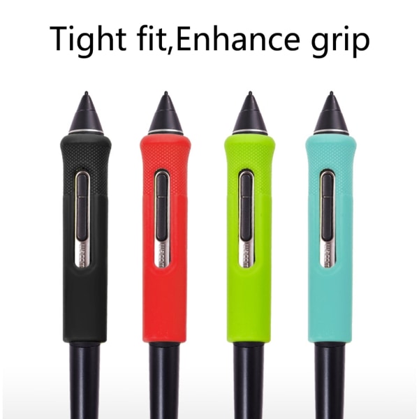 Silikongrepphållare för Wacom Tablet Pen PTH460 PTH660 PTH860 DTK1661 DTK1660 Case tillbehör för hudfodral Green