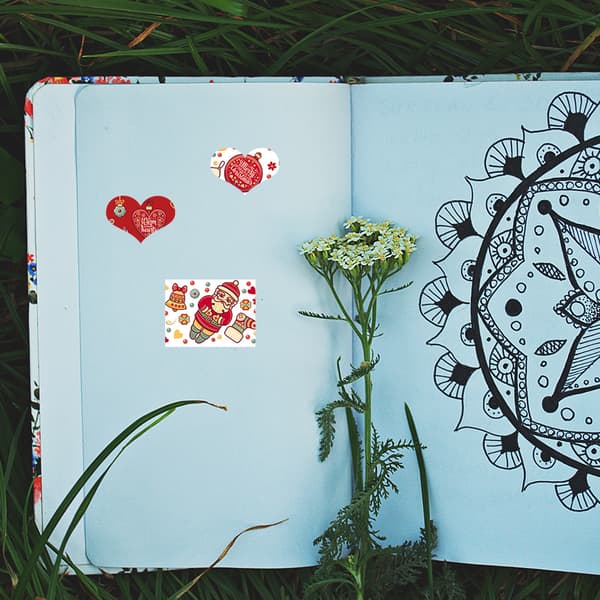 6 Rullar Jul Washi Tejp DIY Scrapbooking Papperstejp för Presentinslagning