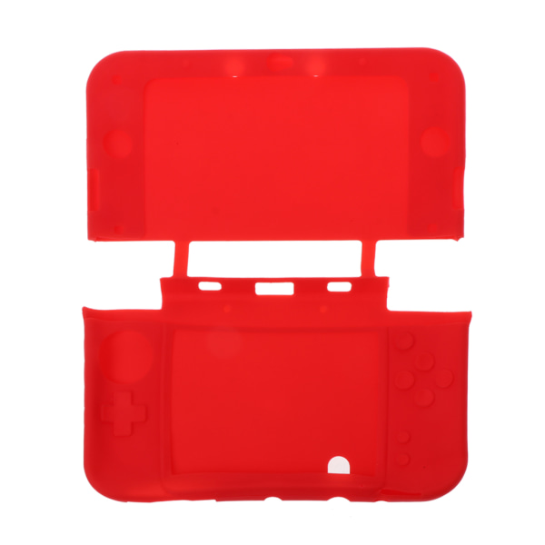 Silikongummi för case för 3DSXL Cover Skyddshud för 3DSLL Gamepad Controller Tumgrepp Tillbehör Red