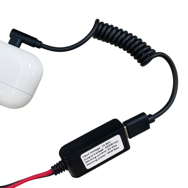 Stor strøm QC3 0 USB-opladerkabel ledning til DC12V-32V strømforsyning