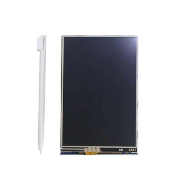 3,5" TFT LCD-skjerm for RPi 5 5B Board Touch-skjerm Valgfritt kjøleviftedeksel