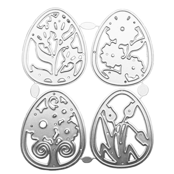 Påskeæg Metal Cutting Dies Håndlavede Crafts Fødselsdag lykønskningskort