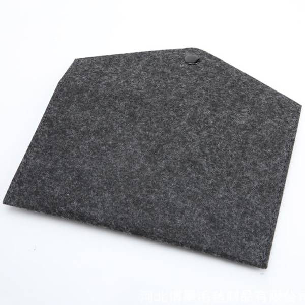 Filt lagringshylse veske Filt lommebok lommeholder bag for kort pengepenner Gray