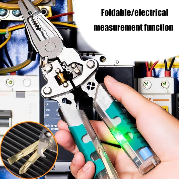 Profesjonell Elektriker Tester Penn Kabelavisolering Multifunksjonstang