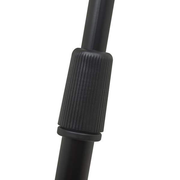 Bærbart tenorsaxofonstativ foldbart metal sort tripod instrumentstativ