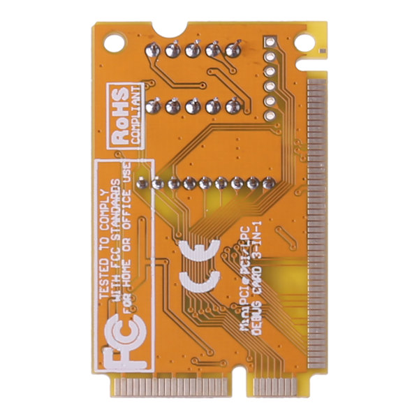 Multifunktionelt 3 i 1 Debug Card Expert PCI PCI-E LPC PC Laptop Analyzer Tester