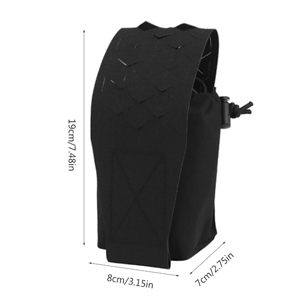 Bælte Radio Holster Taske Walkie Talkies Holder Justerbar Radio Opbevaringspose Gray Color