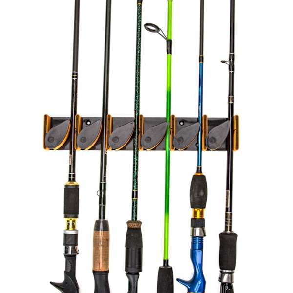 Fiske stang rack til garage stang rack til 6 stang, fiske stang holder