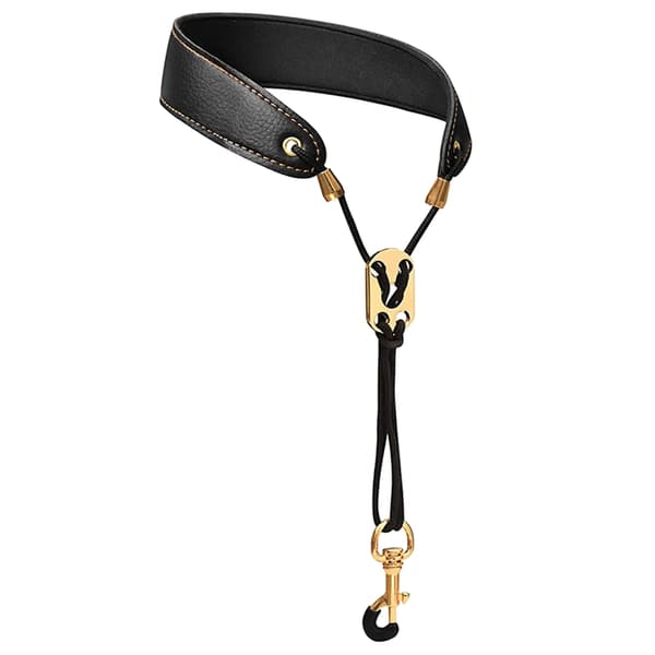 Axelrem med vaddering för saxofon, justerbar längd Black