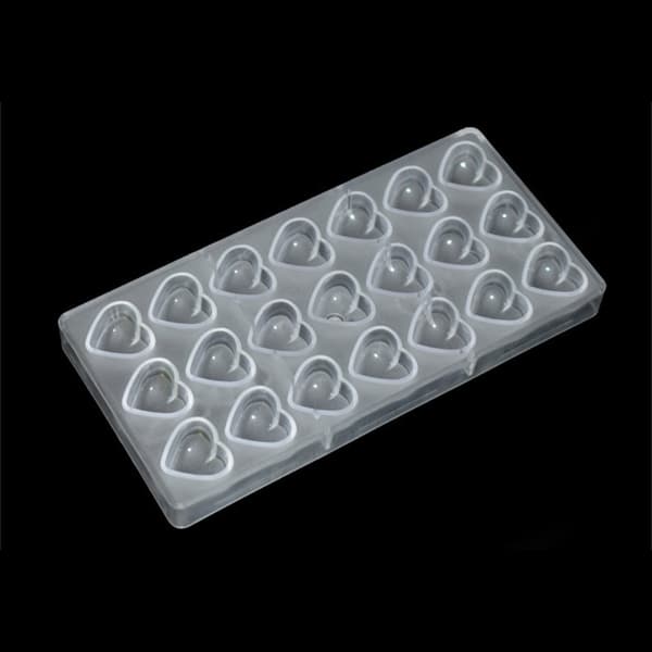 Nonstick Plast Hjerteform DIY Bageforme til Chokolade Slik Hjemmebagning