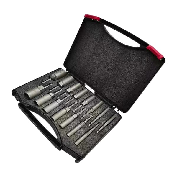 5,5-19 mm Sokkeladapter Borbit Muttertrekker Sett 1/4 tommers Heksagonal Muttertrekker
