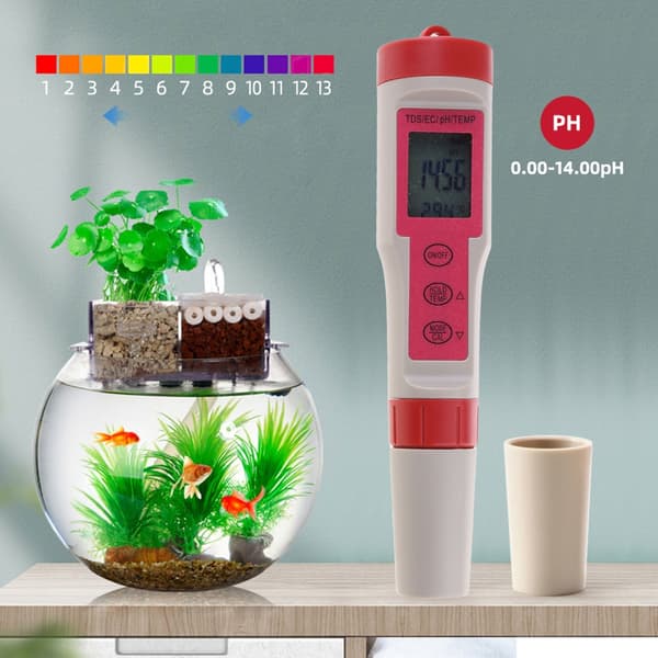 4 i 1 Meter Digital Vannkvalitetstester TDS/Temp Meter