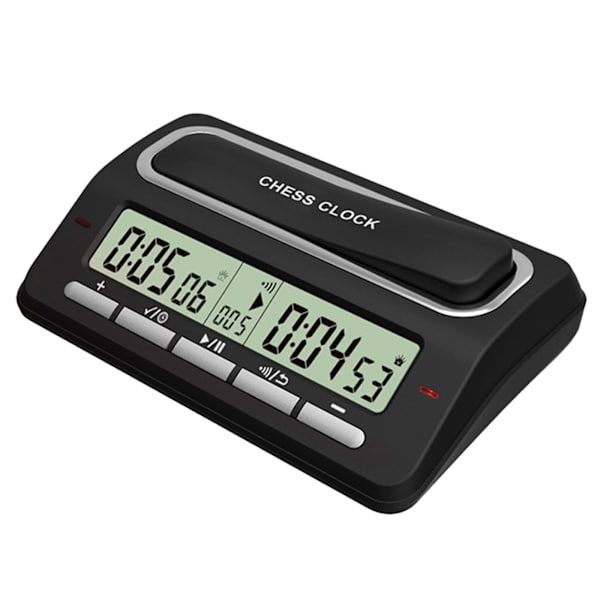 Schackklocka Digital Timer, Digital Display Schacktimer Nedräkning Speltimer