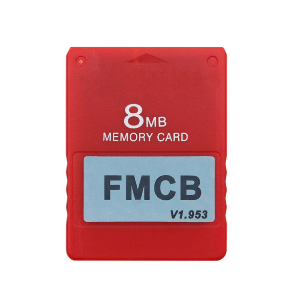 8MB 16MB 32MB 64MB Gratis McBoot FMCB-minneskort för PS2 FMCB-minneskort v1.953 Extended Card Save Game Data Stick Blue 16M
