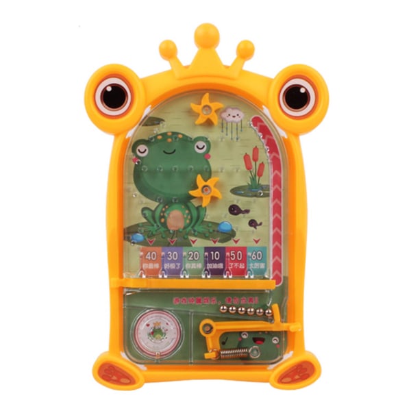 Barns hjärnspel Miniflipperspel Pedagogisk leksak Förälder-barn Interaktiv Enkla bärbara pedagogiska leksaker Yellow