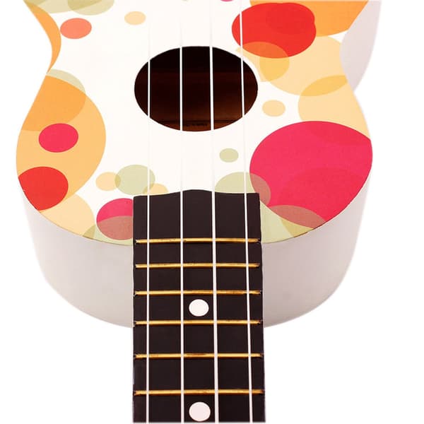 Bärbar 21-tums Ukulele 4 Nylonsträngar Barn Liten Gitarr för Nybörjare