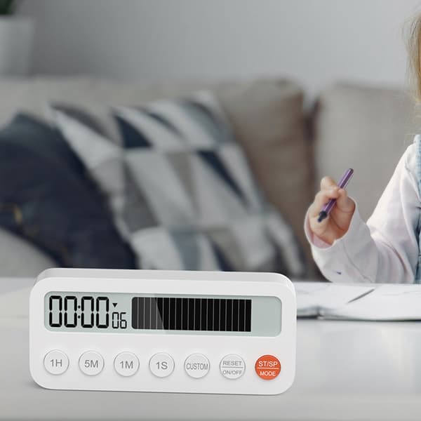 Magnetisk Visuell Timer Brukervennlig Digital Timer for Effektiv Oppgaveovervåking