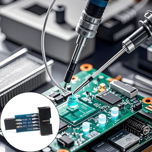 10-pin til 6-pin konverteringskort for AVR ISP-programmerer
