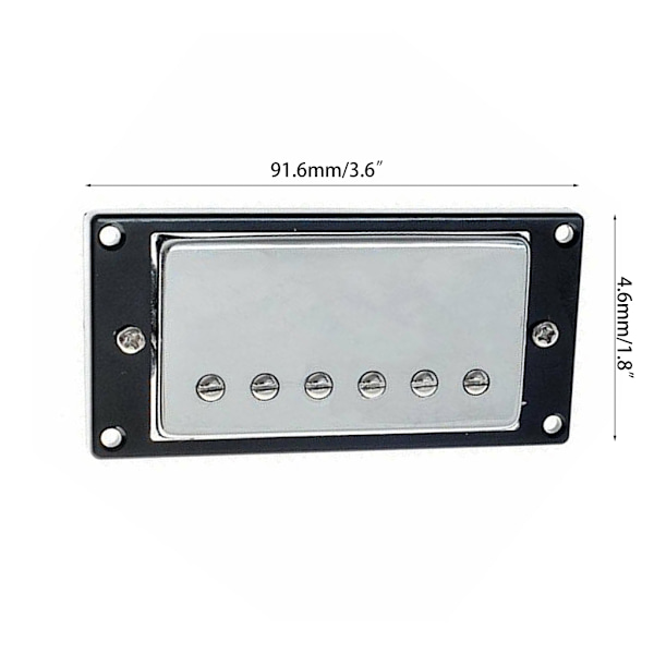 1 set elektriska gitarr Humbucker stall hals pickuper för Gibson för Les Paul
