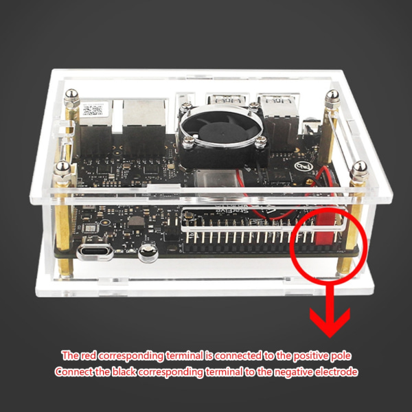 Visionfive 2 RISC-V Board Case Transparent Shell Protection Box för StarFive JH7110 Processor Integrerad 3D GPU