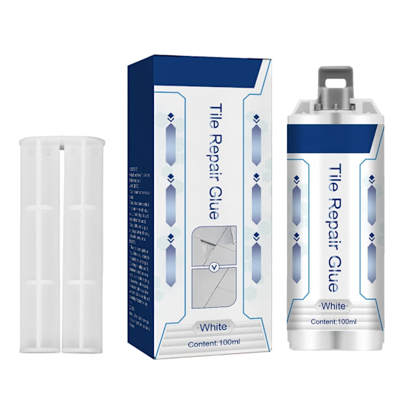 Hjem Tile Reparasjonsmiddel Flisfylling Pastaer Squeeze Tube Tile Restore AB Lim med Pusher Crack Repair Caulk lim